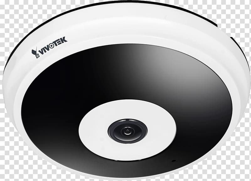 LAN IP Camera 1,5 mm Vivotek FE8174 Megapixel Fisheye lens, Camera transparent background PNG clipart