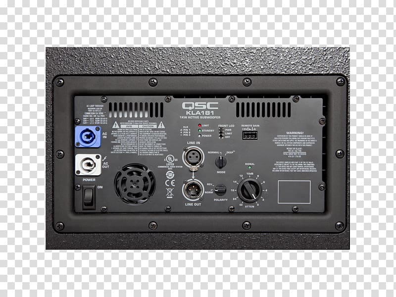QSC KLA181 Line array QSC KLA12 QSC Audio Products Subwoofer, Kla Kla Kila transparent background PNG clipart
