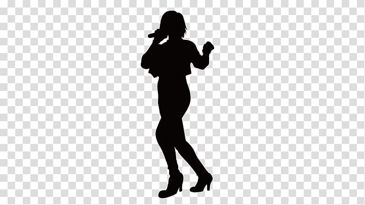T-shirt Hoodie Silhouette, Singing Girls transparent background PNG clipart
