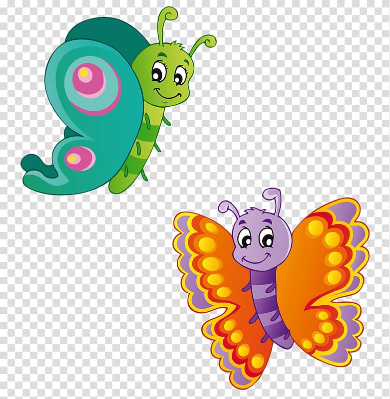 Butterfly Bee Cartoon , butterfly transparent background PNG clipart