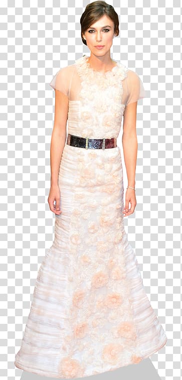 Keira Knightley Wedding dress Shoulder Cocktail dress, Keira Knightley transparent background PNG clipart