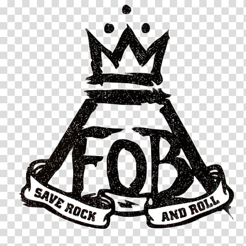 Fall Out Boy T-shirt Logo Save Rock and Roll, rock band transparent background PNG clipart