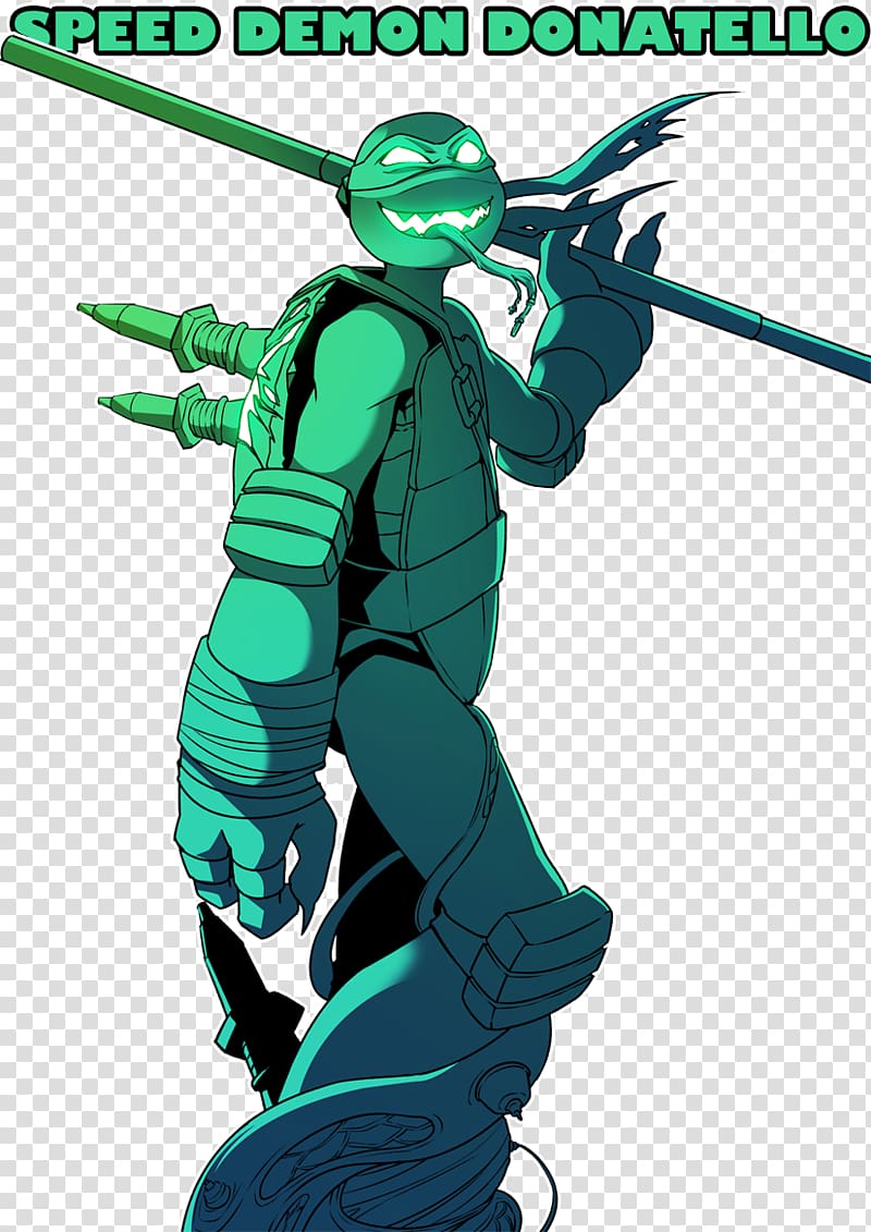 Donatello Leonardo Teenage Mutant Ninja Turtles Mutants in fiction Demon, Speed Demon transparent background PNG clipart