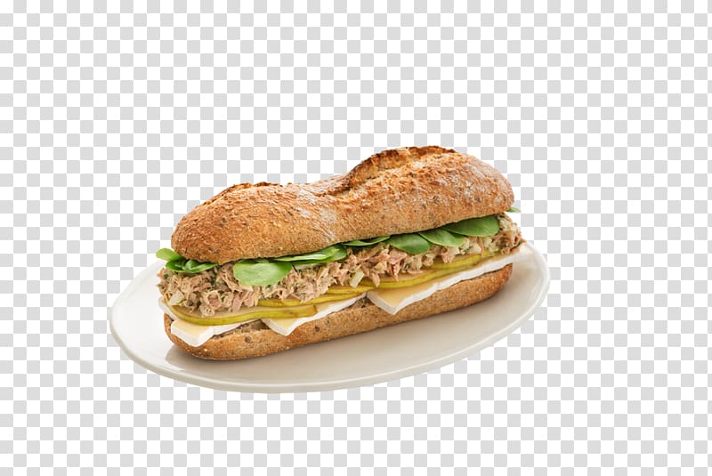 Baguette Tuna salad Tuna fish sandwich Submarine sandwich Hamburger, cheese sandwich transparent background PNG clipart