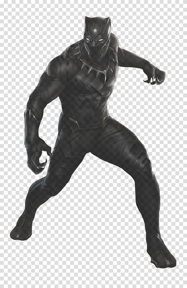 Black Panther Captain America Iron Man Marvel Heroes 2016 Marvel Cinematic Universe, Black Panther Marvel transparent background PNG clipart