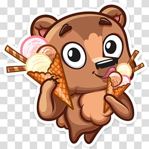 Chocolate brownie VKontakte Sticker Food, brownie transparent background PNG clipart thumbnail