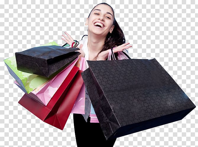 Shopping Bags & Trolleys, girlwithshoppingbags transparent background PNG clipart