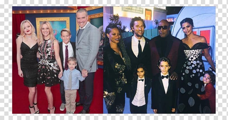 Celebrity Actor Premiere Family Red carpet, actor transparent background PNG clipart
