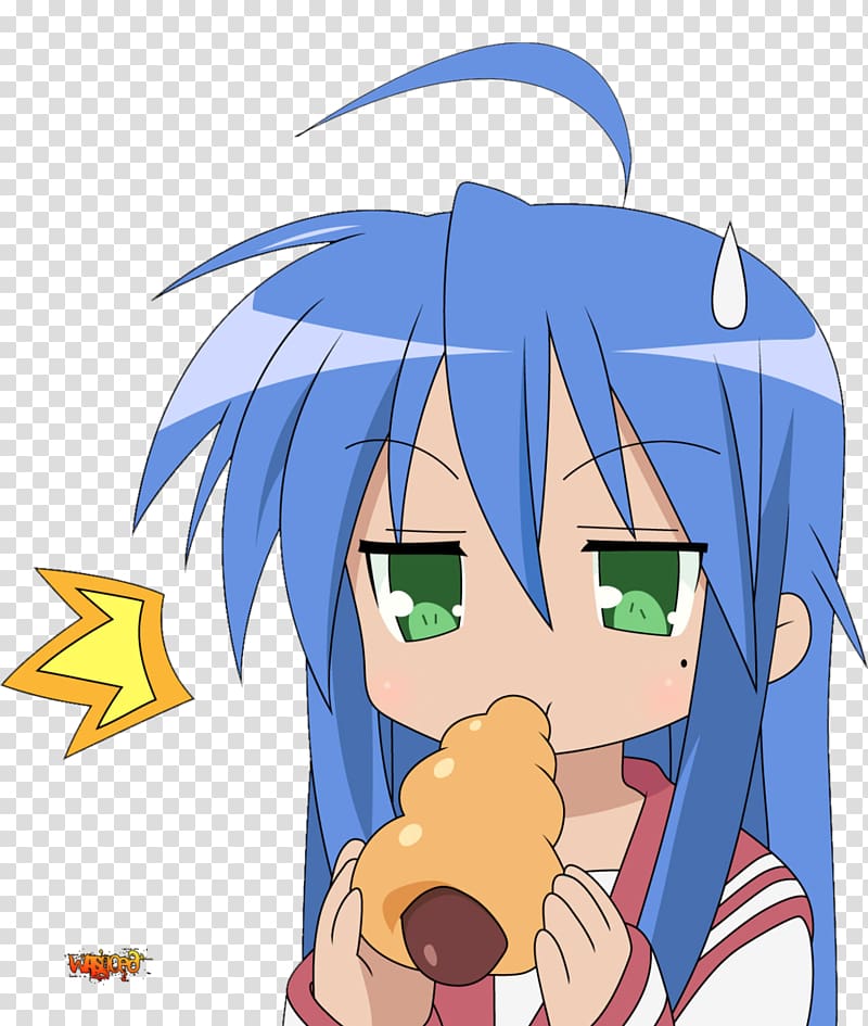 Konata Izumi Lucky Star Drawing Chibi, Chibi transparent background PNG clipart