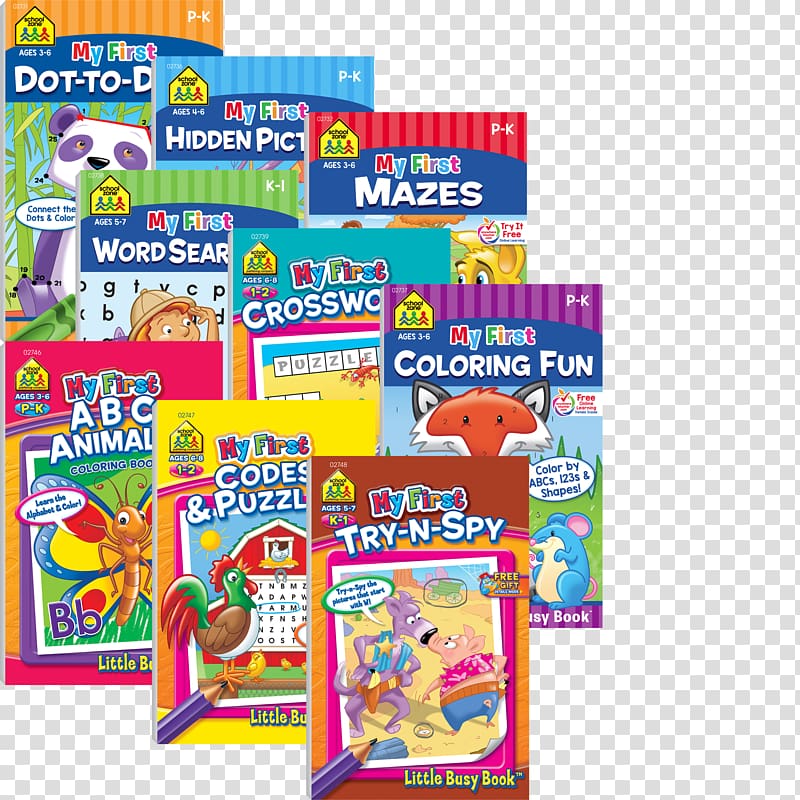 Coloring book My First Coloring Adventure Kindergarten book, book transparent background PNG clipart