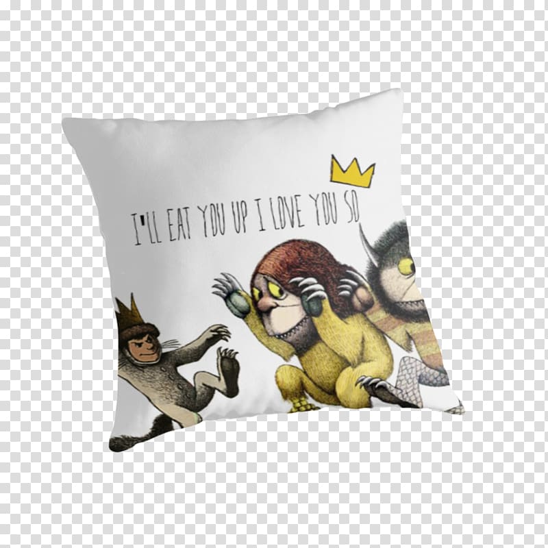 Where the Wild Things Are Throw Pillows Cushion Mostri selvaggi in mostra. Cinquant\'anni con le creature di Maurice Sendak, Where the wild things are transparent background PNG clipart