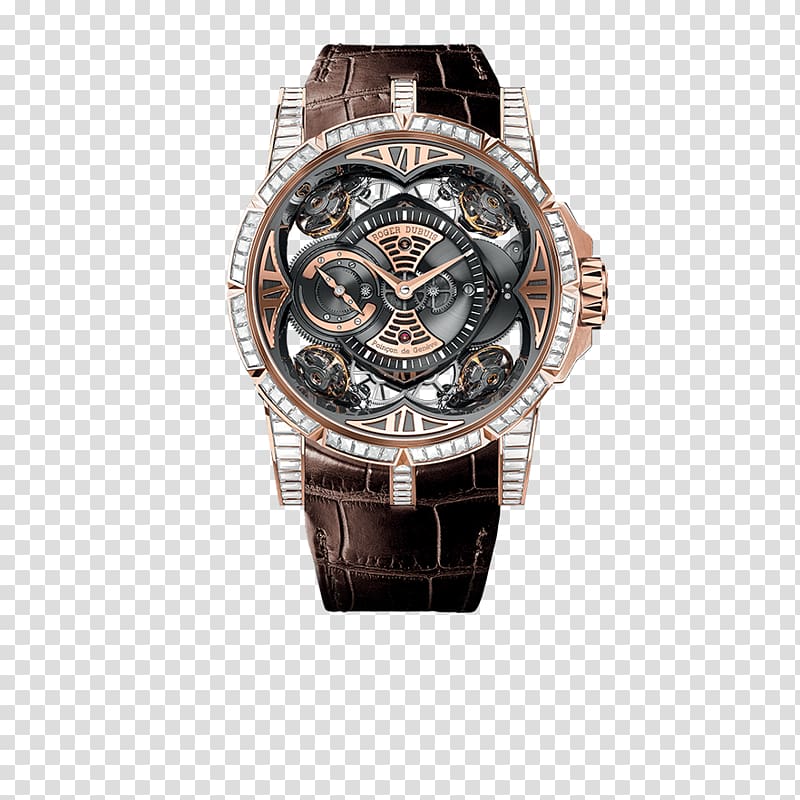 Roger Dubuis Watch Clock Cartier Brand, watch transparent background PNG clipart