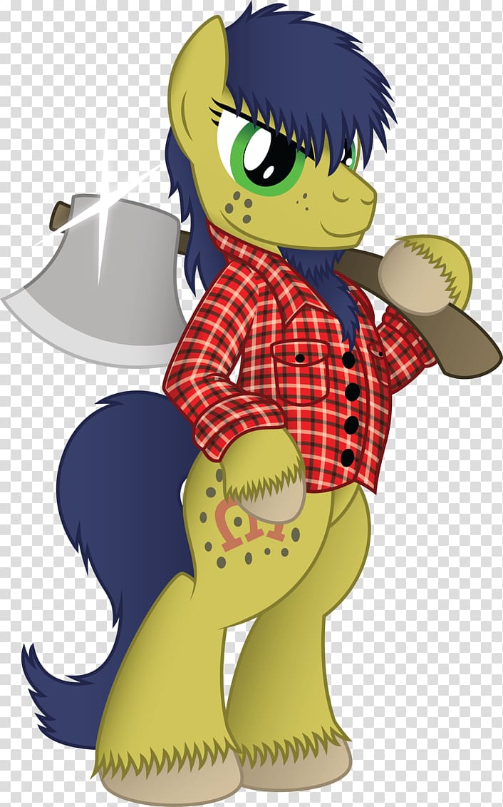 Pony Gypsy horse Drawing Lumberjack, My little pony transparent background PNG clipart