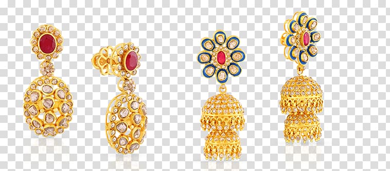 Earring Jewellery Gold Jewelry design, indian jewellery transparent background PNG clipart