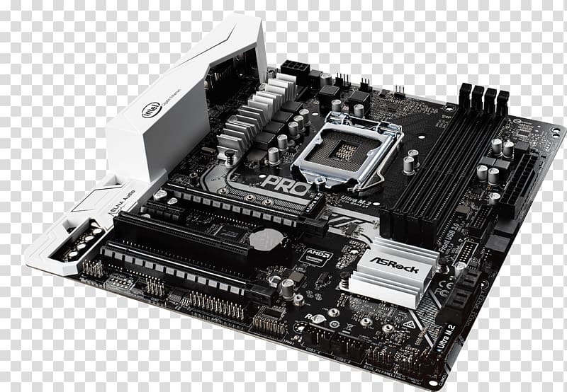 Intel microATX LGA 1151 ASRock B250M Pro4 Motherboard, intel transparent background PNG clipart