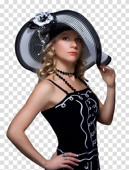 Woman with a Hat Female Woman with a Hat, woman transparent background PNG clipart