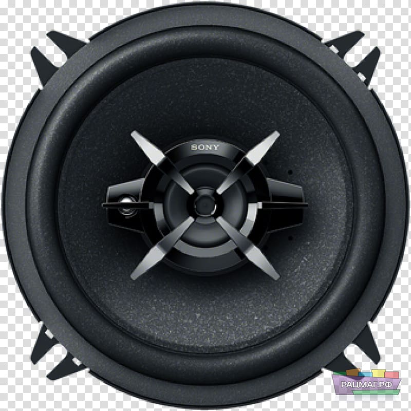 Vehicle audio Coaxial loudspeaker Sony Woofer, speakers transparent background PNG clipart