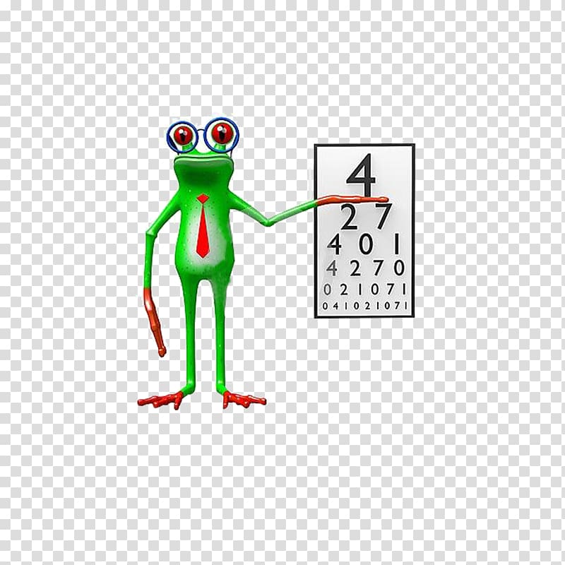 Optometry Ophthalmology Glasses Optics, Cartoon frog transparent background PNG clipart