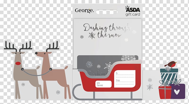 Gift card Asda Stores Limited Brand, creative bussines card transparent background PNG clipart