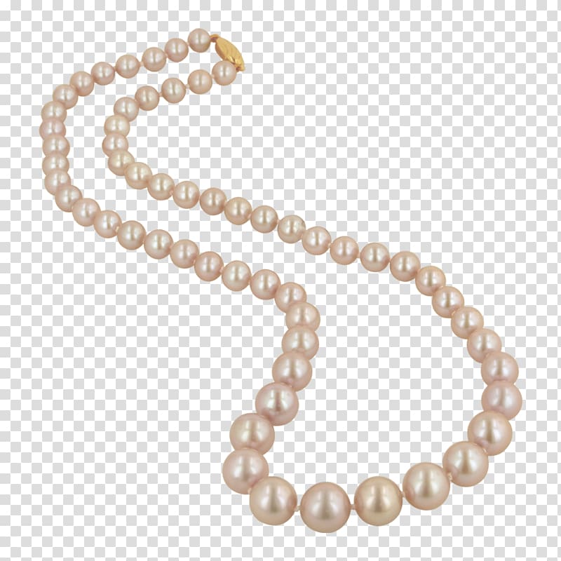 Pearl necklace Jewellery Bead stringing , Pearl string transparent background PNG clipart