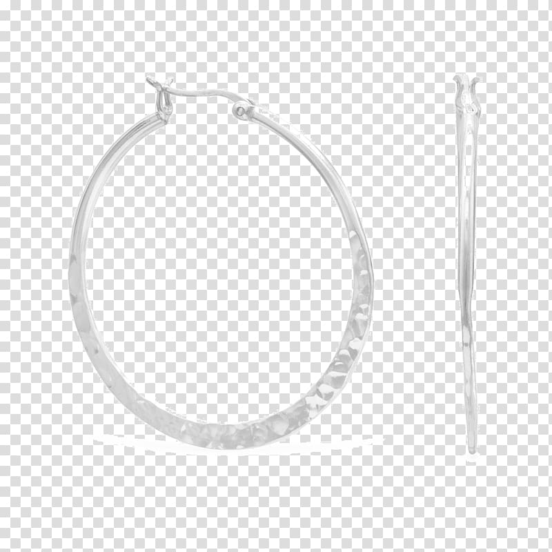 Earring Sterling silver Jewellery Plating, silver transparent background PNG clipart