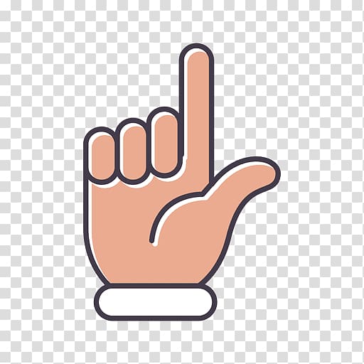 Thumb Middle finger , pointing transparent background PNG clipart