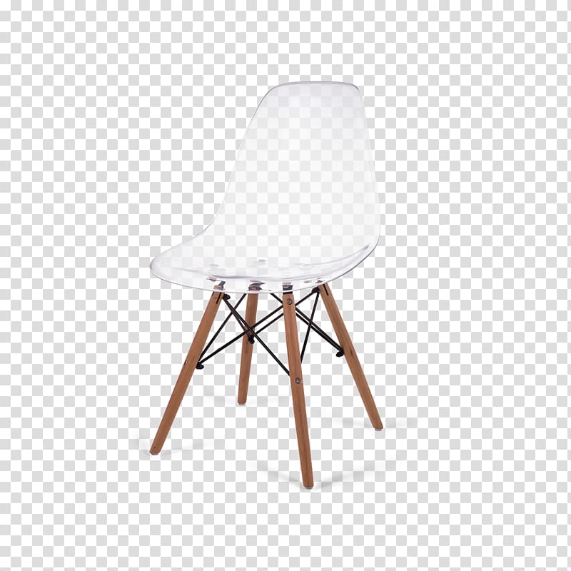 Eames Fiberglass Armchair Plastic, chair transparent background PNG clipart