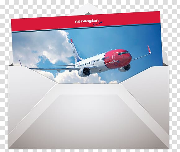 Narrow-body aircraft Norwegian Air Shuttle Airline ticket Travel, Promotion Flyer transparent background PNG clipart