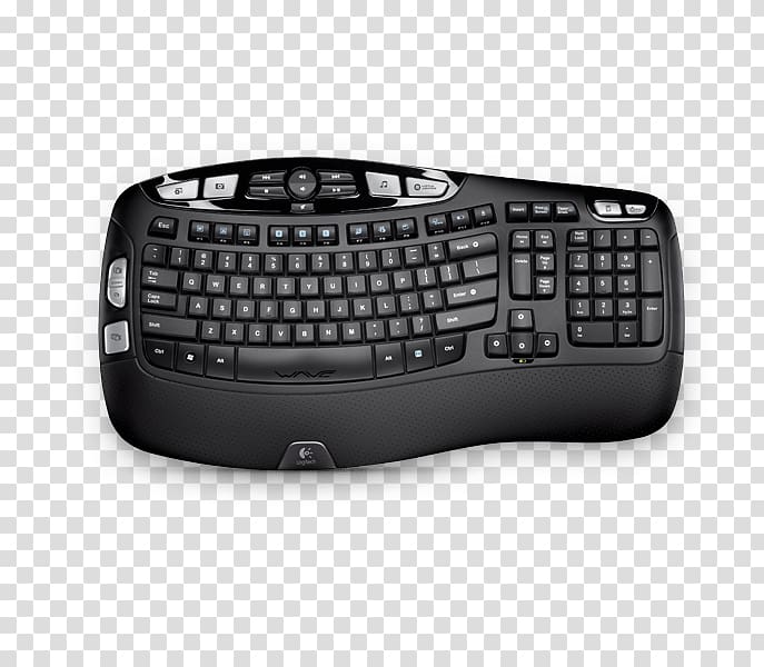 Computer keyboard Computer mouse Wireless keyboard Logitech Unifying receiver, Computer Mouse transparent background PNG clipart