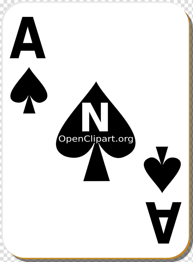 Ace of spades Playing card , others transparent background PNG clipart