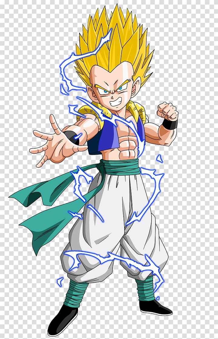 Gotenks Goku Trunks Majin Buu, dragon ball z transparent background PNG clipart