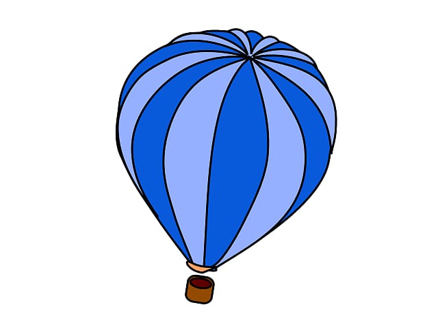 Hot air balloon , Blue Balloon transparent background PNG clipart