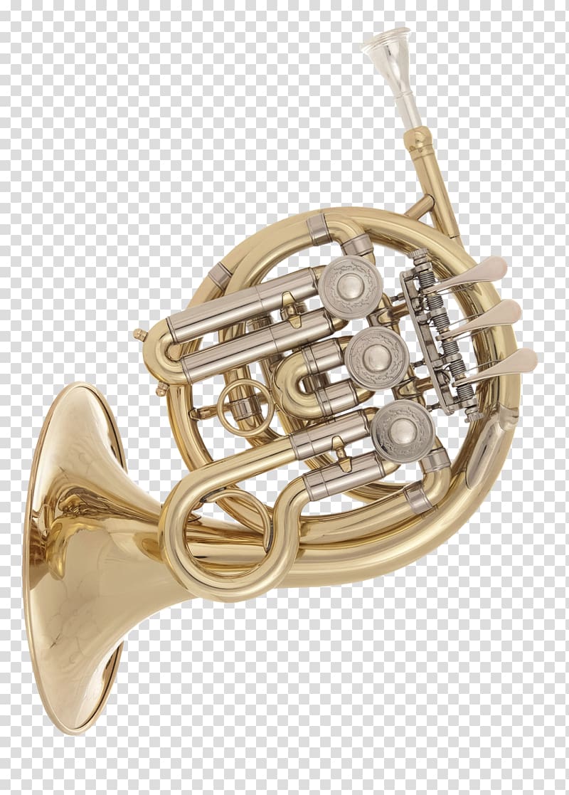 Cornet French Horns Tenor horn Trumpet Musical Instruments, the instructor trained with trumpets transparent background PNG clipart