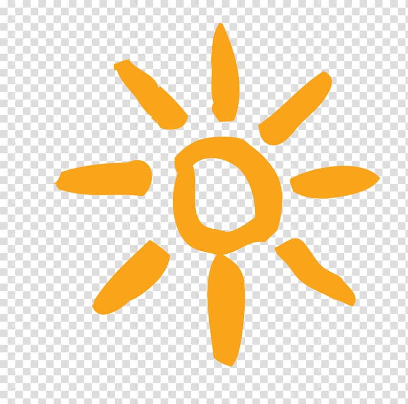 the hot sun transparent background PNG clipart