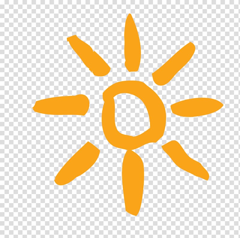 The hot sun transparent background PNG clipart