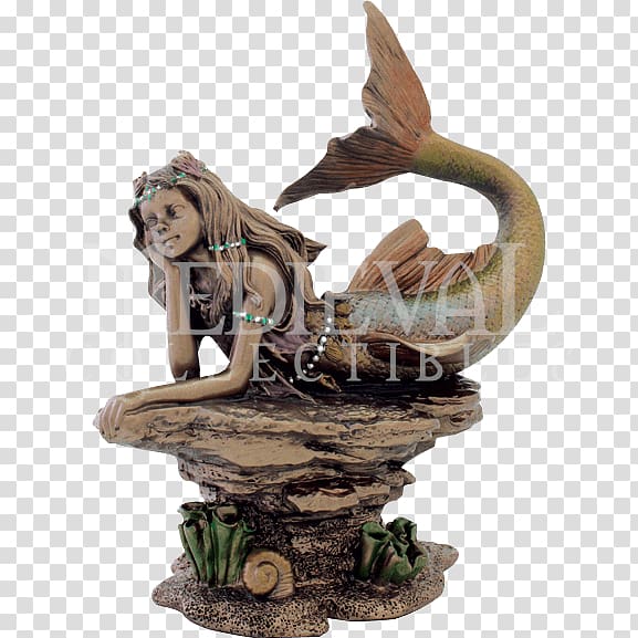The Little Mermaid Statue Merman Figurine, Mermaid transparent background PNG clipart