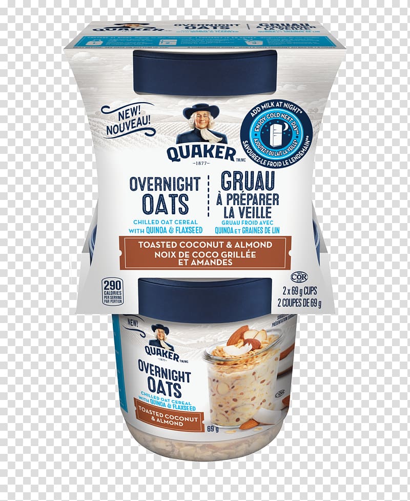 Breakfast cereal Porridge Milk Quaker Oats Company, breakfast transparent background PNG clipart