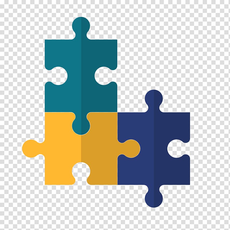 Jigsaw Puzzles Drawing Infographic, web module transparent background PNG clipart