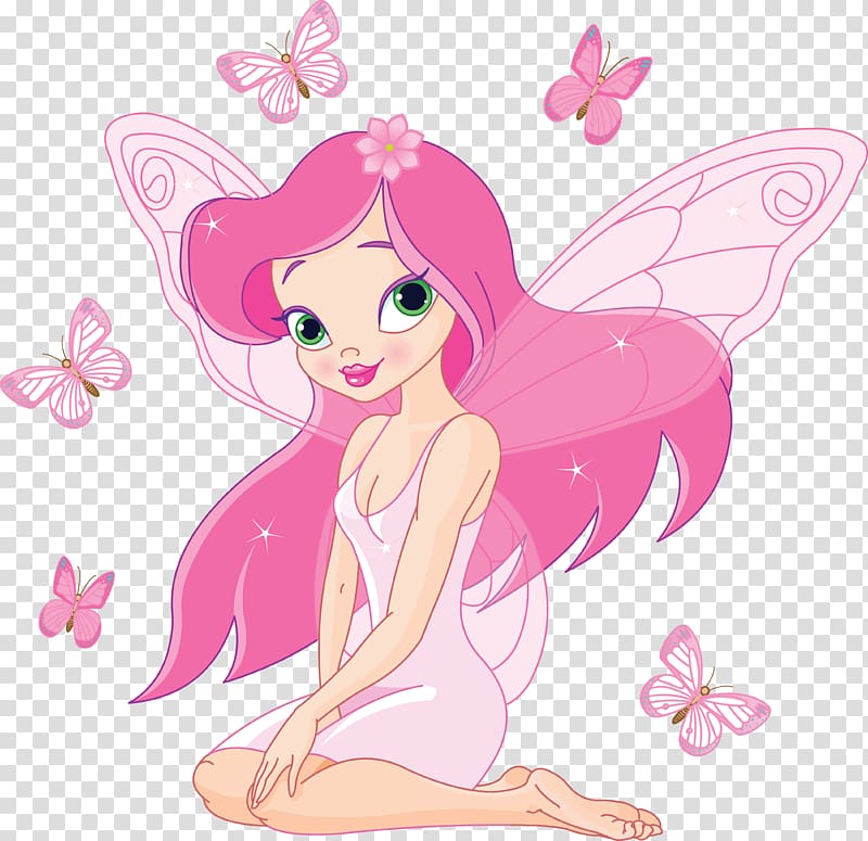 girl with wings , Tooth fairy Cartoon, Elf Girl transparent background PNG clipart