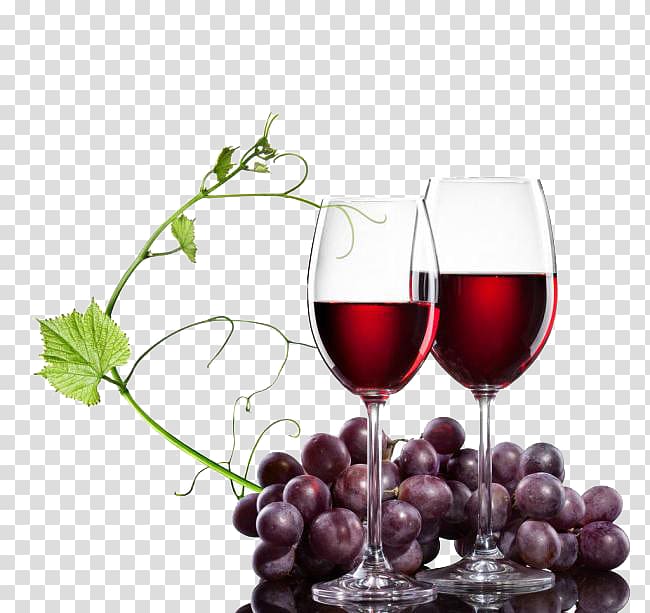 two red wines in glasses, Red Wine White wine Shiraz Wine glass, Red wine glass transparent background PNG clipart