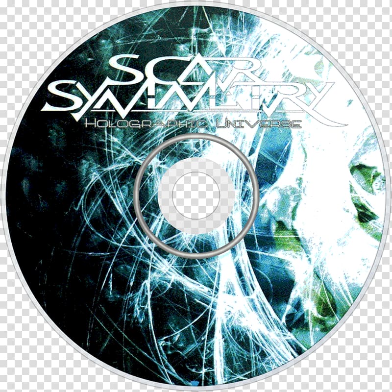 Scar Symmetry Compact disc Dark Matter Dimensions Holographic Universe Music, hologram transparent background PNG clipart