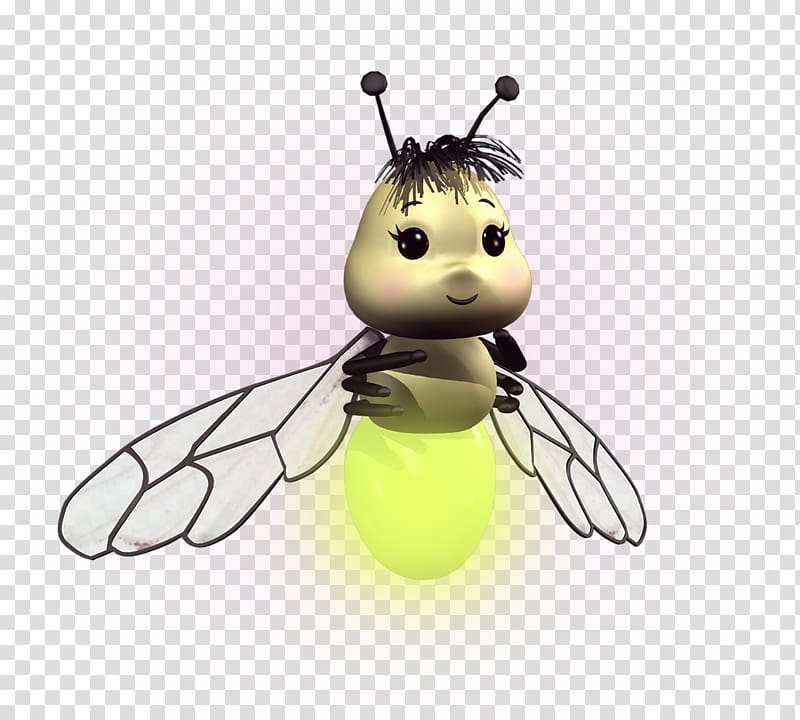 Honey bee Fly Insect, Cartoon Bee transparent background PNG clipart