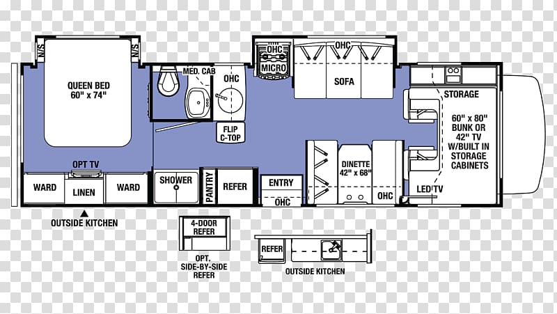 Campervans Forest River Floor plan Camping World Ford Motor Company, Sun State Ford transparent background PNG clipart