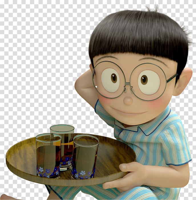 Stand by Me Doraemon Nobita Nobi Shizuka Minamoto Suneo Honekawa, doraemon 3d transparent background PNG clipart