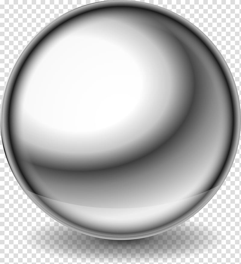 round gray ball , Steel Metal Ball , Metal Ball transparent background PNG clipart