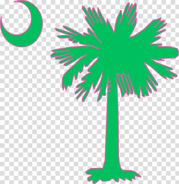 Flag of South Carolina Sabal Palm Arecaceae Moon, moon transparent background PNG clipart