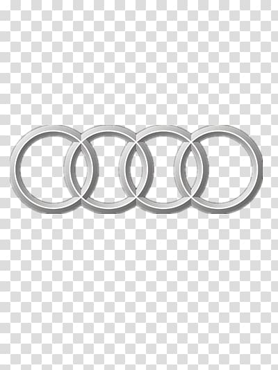 Audi Silver Rings Logo transparent PNG - StickPNG
