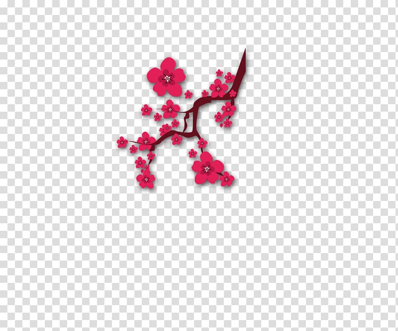 Plum blossom Chinoiserie , plum flower transparent background PNG clipart