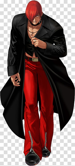 Iori Yagami KOF OL, male game character transparent background PNG