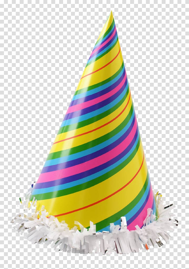 Party hat Birthday, Hat transparent background PNG clipart